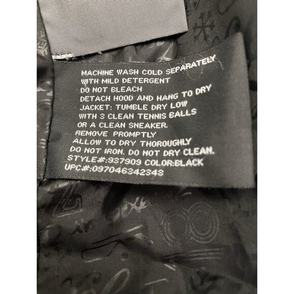 ZeroXposur Women's Puffer Jacket Black Faux-Fur Hood Ski Coat Size Med - Picture 15 of 15